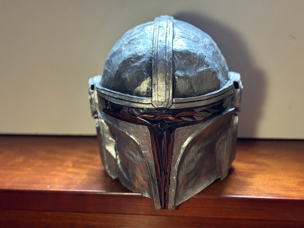 Mandalorian helmet front