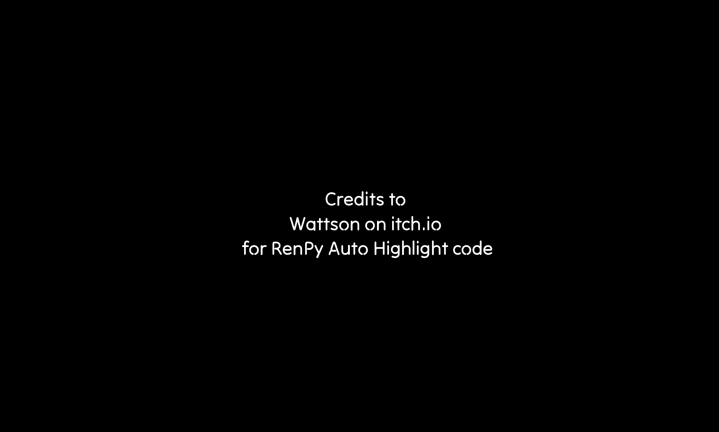 Credit page for code help