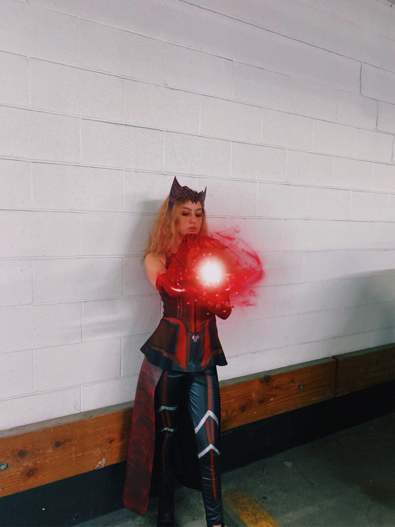 Wanda Maximoff cosplay with editing