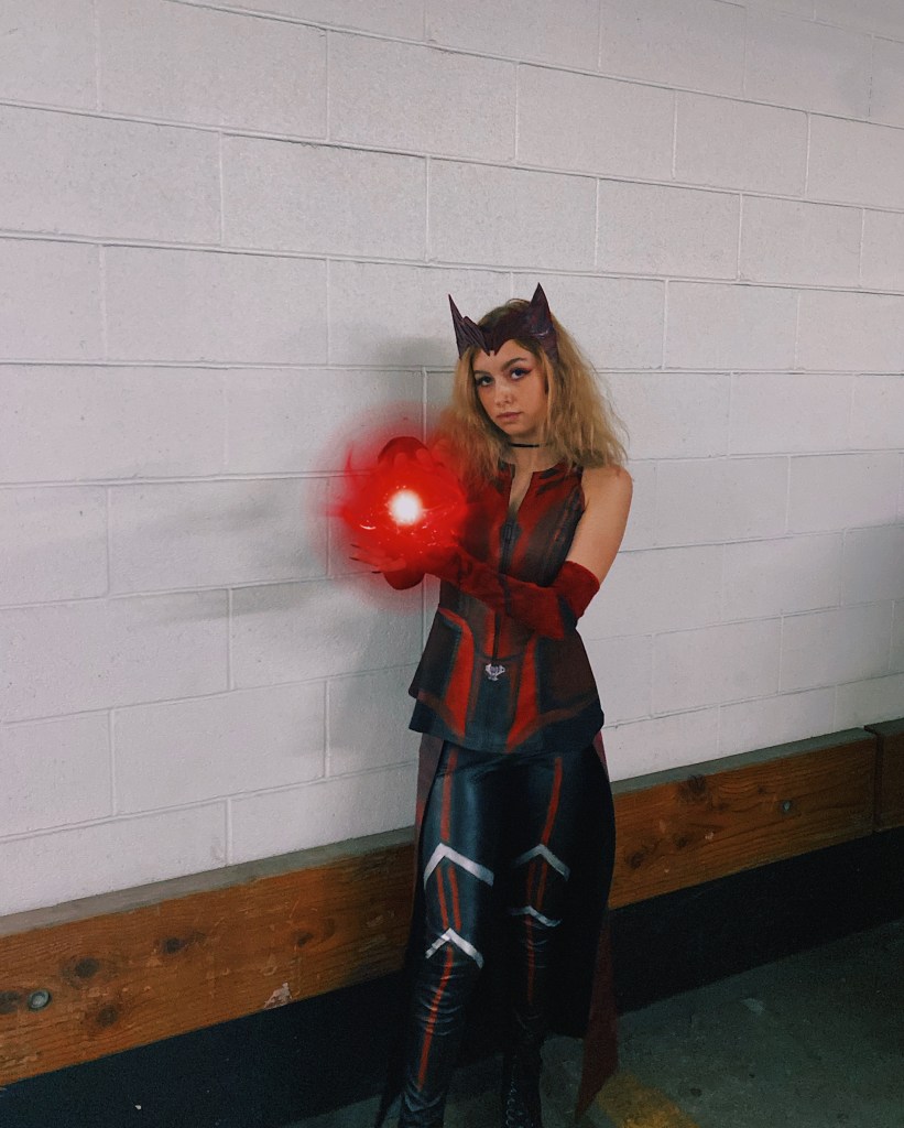 Wanda Maximoff cosplay with editing