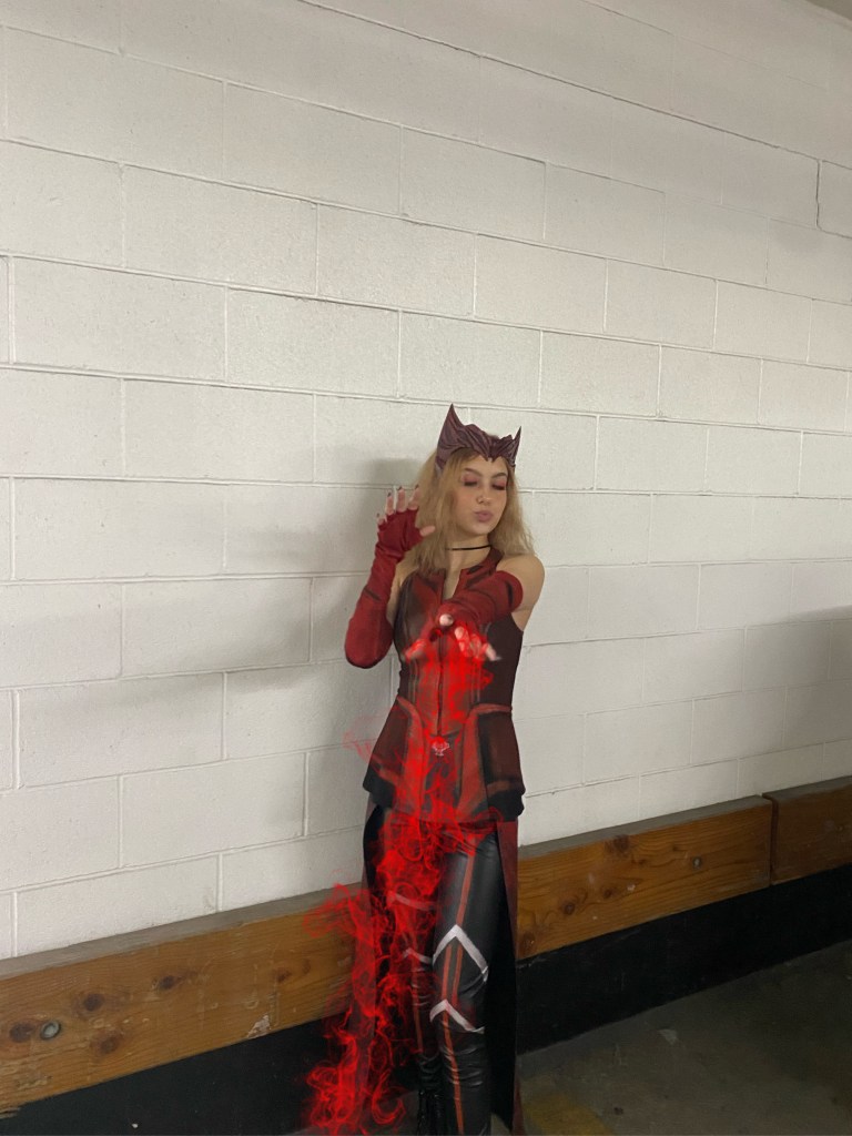 Wanda Maximoff cosplay with editing