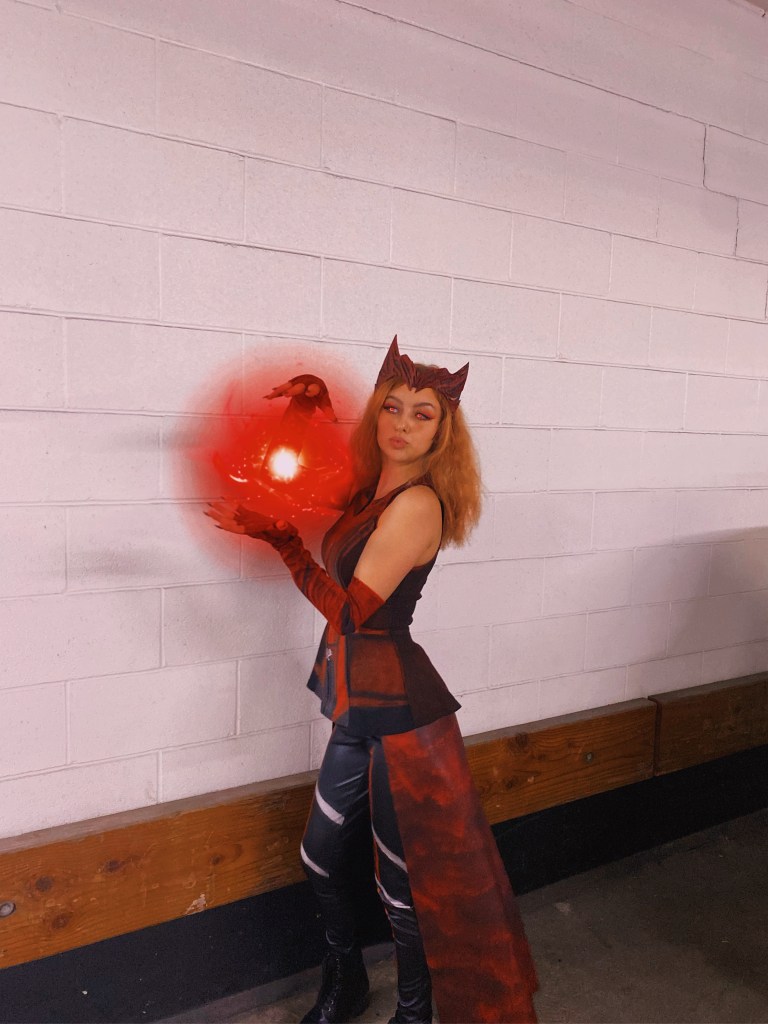 Wanda Maximoff cosplay with editing